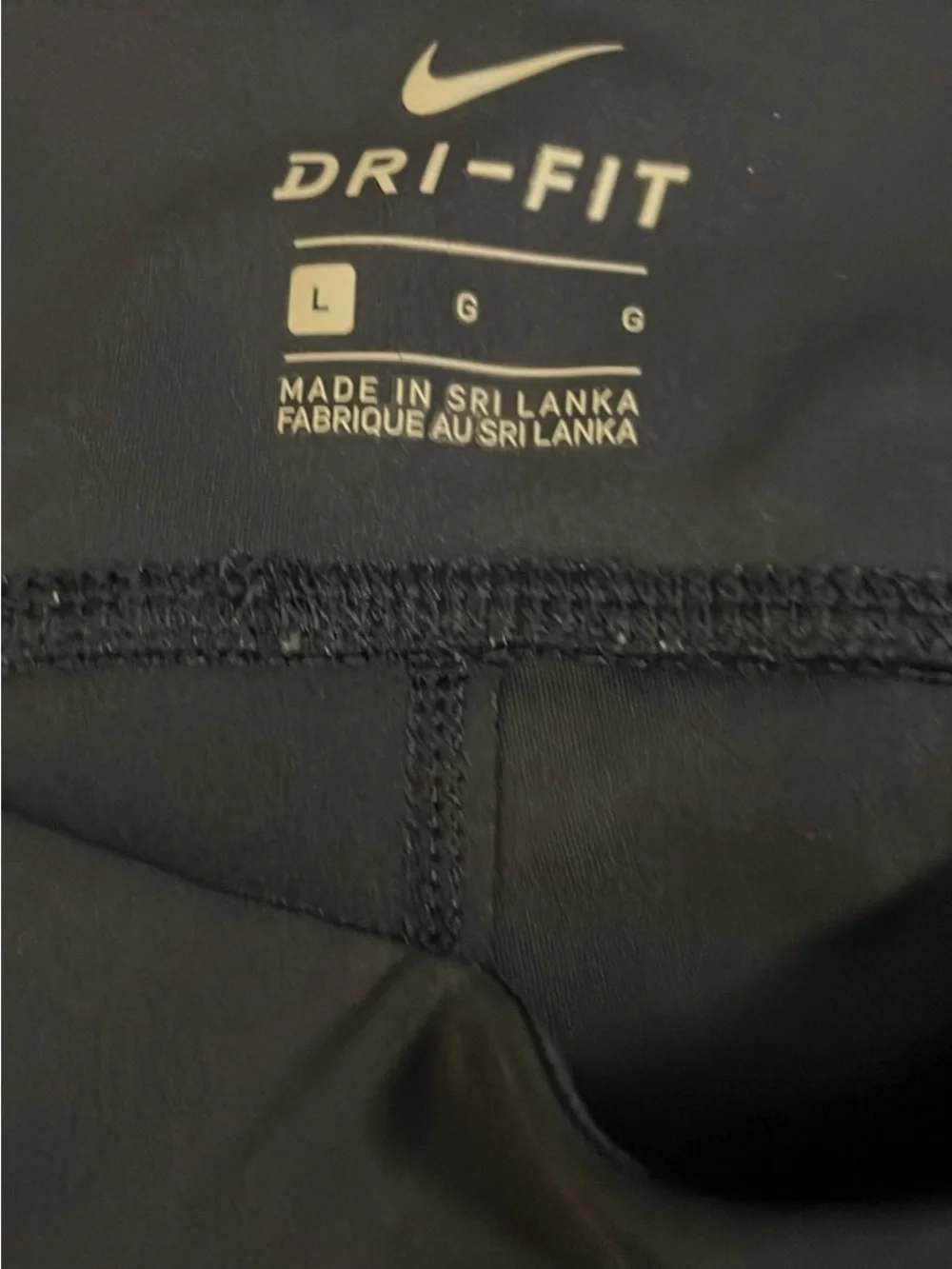 Nike Black Dri-FIT High-Waist Leggings
